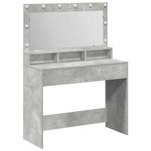 vidaXL Dressing Table Concrete Grey 100 x 41 x 135 cm Engineered Wood