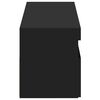 vidaXL TV Cabinets with LED Lights 2 pcs Black 60x35x40 cm