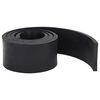vidaXL Rubber Edge for Snow Plow Black 180x10x1 cm