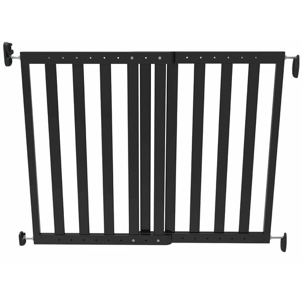 Noma Extending Safety Gate 63.5-106 cm Wood Black 93743