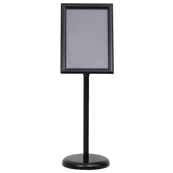 vidaXL Poster Stands 2 pcs Black 45 x 32.7 x 108 cm Aluminium