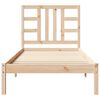 vidaXL Bed Frame without Mattress 90x190 cm Single Solid Wood