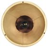 vidaXL Industrial Ceiling Lamp Brass E27 Mango Wood