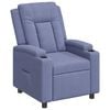 vidaXL Recliner Chair Jeans Blue 75 x 95 x 100 cm Fabric