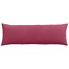 vidaXL Sofa Pillows 2 pcs Wine Red 120 x 40 cm Corduroy Fabric