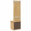 vidaXL Hallway Cabinet with Drawer BODO Honey Brown 50 x 40 x 156.7 cm