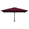 vidaXL Garden Parasol Bordeaux Red 248.5 x 247.5 x 160 cm