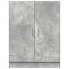 vidaXL Washing Machine Cabinets 2 pcs Concrete Grey Engineered wood