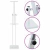 vidaXL Trade Show Displays 2 pcs White 26.5 x 26.5 x 150 cm Steel
