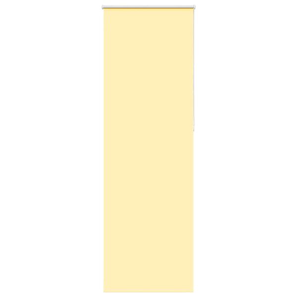 vidaXL Roller Blind Blackout Yellow 65x230 cm Fabric Width 60.7 cm Polyester