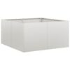 vidaXL Planter 80x80x40 cm Stainless Steel