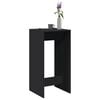 vidaXL Bar Table Black 51x50x103,5 cm Engineered Wood