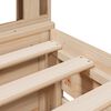 vidaXL Bookcase Bed without Mattress 90x200 cm Solid Wood Pine
