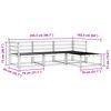 vidaXL Outdoor Sofa Set 4 pcs Natural Solid Acacia Wood