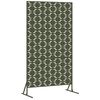 vidaXL Privacy Screen Olive 100 x 50 x 180 cm Steel