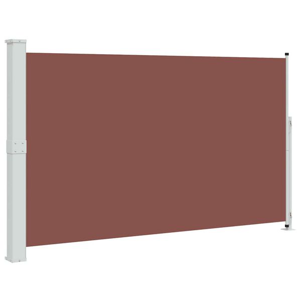vidaXL Patio Retractable Side Awning 180x300 cm Brown