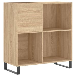vidaXL Record Cabinet Sonoma Oak 84,5x38x89 cm Engineered Wood