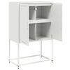 vidaXL Highboard White 68.5x38.5x107 cm Steel