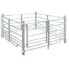 vidaXL Sheep Hurdle | Galvanised | Galvanised Steel | 137 x 137 x 92 cm