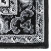 vidaXL Runner Rug BCF Black 100x150 cm