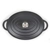 Livoo Casserole Ovale 34 cm 7 L Black