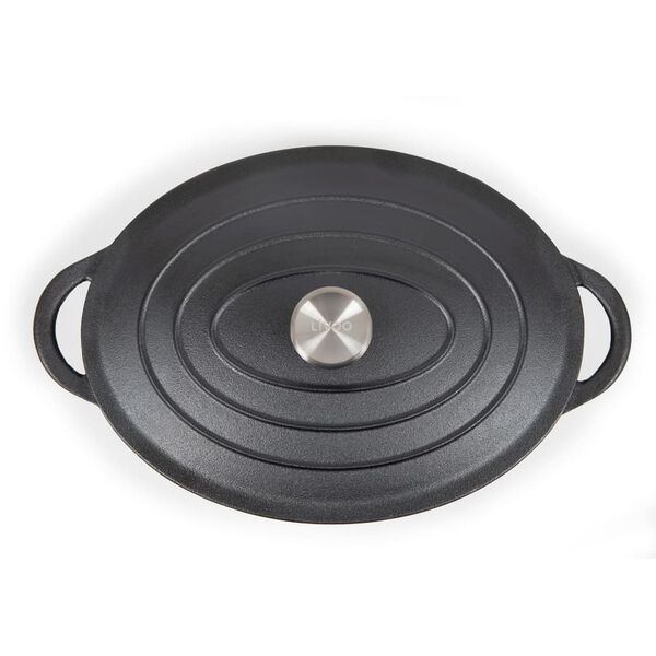 Livoo Casserole Ovale 34 cm 7 L Black