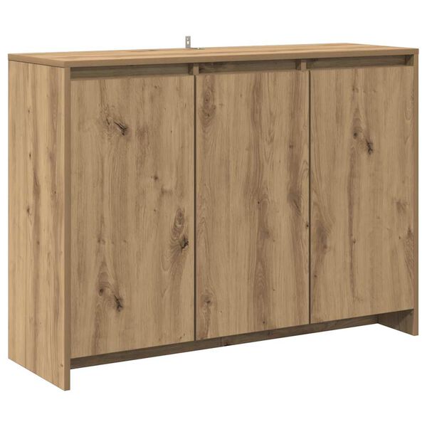 vidaXL Sideboard Artisan Oak 102x33x75 cm Engineered Wood