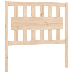 vidaXL Bed Headboard 95.5x4x100 cm Solid Wood Pine