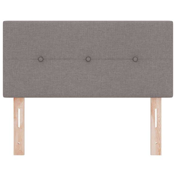 vidaXL Headboard with Headboard Taupe 90 cm Faux Leather