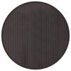 vidaXL Rug Round Dark Brown60 cm Bamboo