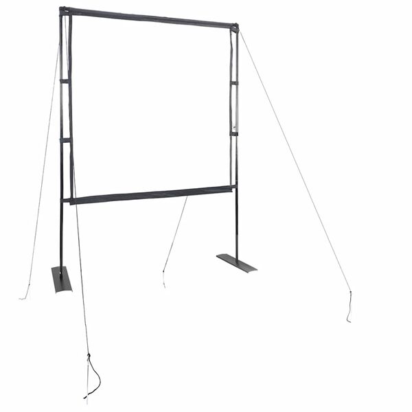 vidaXL Projection Screen with Stands 89 Inch 1:1