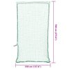 vidaXL Trailer Net with Elastic Rope Green 7x3.5 m PP