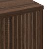 vidaXL Bathroom Cabinet Wall-mounted Brown Oak 39 x 23.5 x 65 cm