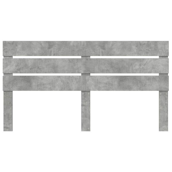 vidaXL Headboard Concrete Grey 200 cm Engineered Wood