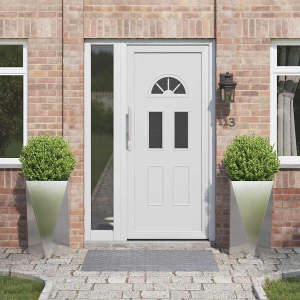 vidaXL Planter 2 pcs Silver 40 x 40 x 75 cm Stainless Steel