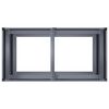 vidaXL Planter Anthracite 80x40x80 cm Cold-rolled Steel