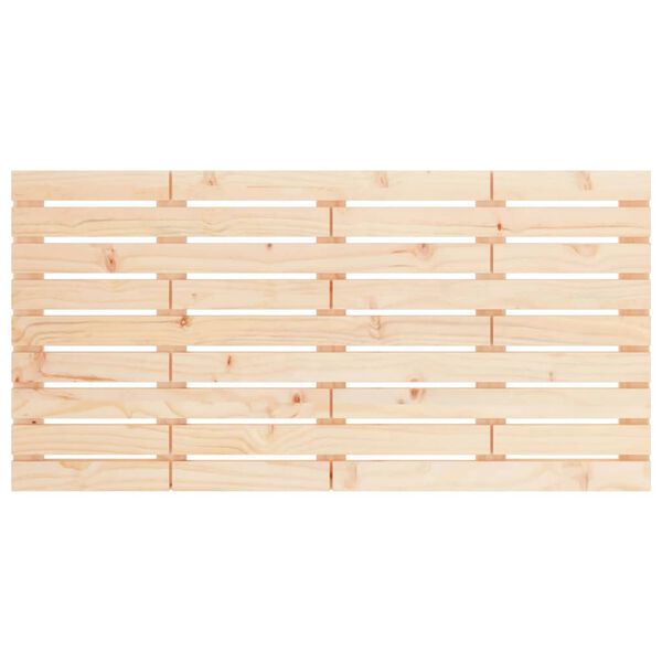 vidaXL Wall Headboard 146x3x63 cm Solid Wood Pine