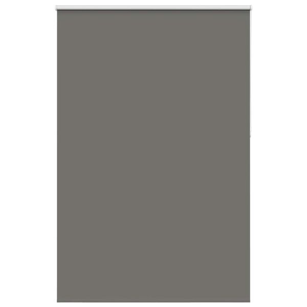 vidaXL Roller Blind Blackout Grey 150x230 cm Fabric Width 146.6 cm Polyester