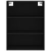 vidaXL Highboard Black 69.5x34x180 cm Engineered Wood