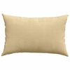 vidaXL Sofa Pillows 2 pcs Grey Green 60 x 40 cm Corduroy Fabric