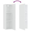 vidaXL TV Cabinets 2 pcs White 30.5x30x110 cm Engineered Wood
