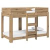 vidaXL Bunk Bed for Kids Artisan Oak 80 x 160 cm Engineered Wood