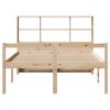 vidaXL Bookcase Bed without Mattress 140x200 cm Solid Wood Pine