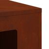 vidaXL Fire Pit Brown 60 x 40 x 96 cm Weathering Steel