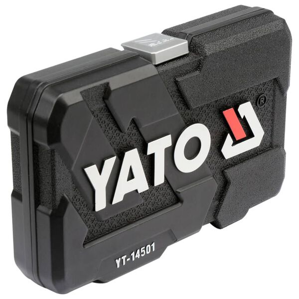 YATO 56 Piece Tool Set Metal Black YT-14501