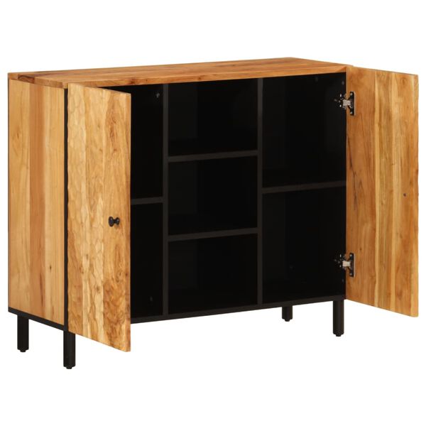 vidaXL Side Cabinet 90x33x75 cm Solid Wood Acacia