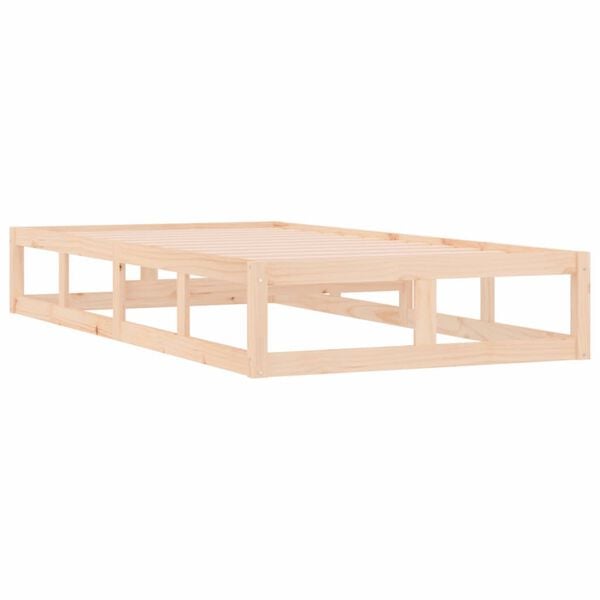 vidaXL Bed Frame without Mattress 90x200 cm Solid Wood