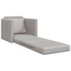 vidaXL Sofa Bed Cloud Grey 74 x 77 x 81 cm Velvet