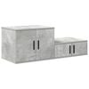 vidaXL Storage Cabinet 2 pcs Concrete Grey 108 x 41 x 40 cm