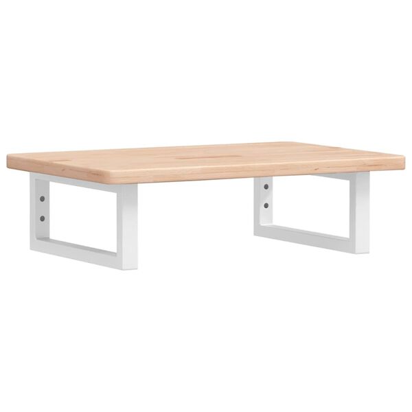 vidaXL Basin Shelf Wall Mounted Steel and Solid Wood Oak